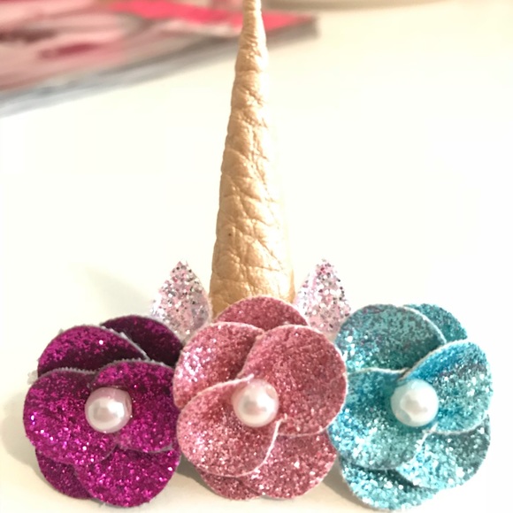 🦄 Unicorn Hair Clip Unicorn Crown - Picture 2 of 4